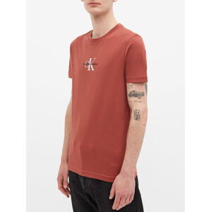 Calvin Klein pánské cihlové tričko - XXL (XLN)
